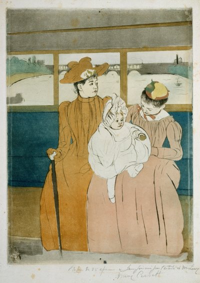 Im Omnibus von Mary Cassatt